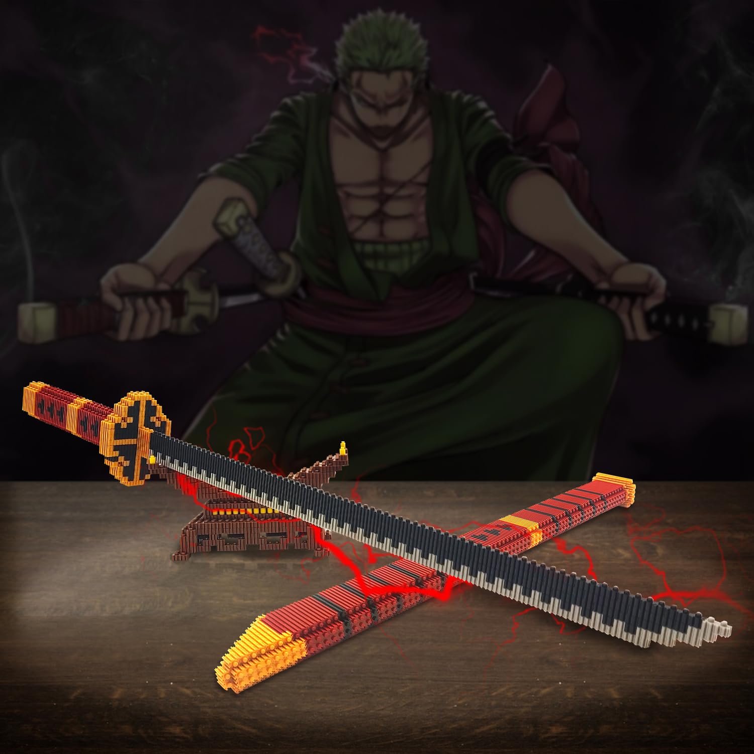 Beego Anime Yamato sword cosplay prop highlights character accuracy.