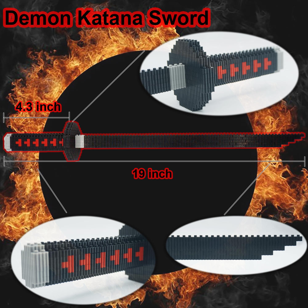 Beego Kill Demon Sword box: two bags for complete sword and stand assembly.