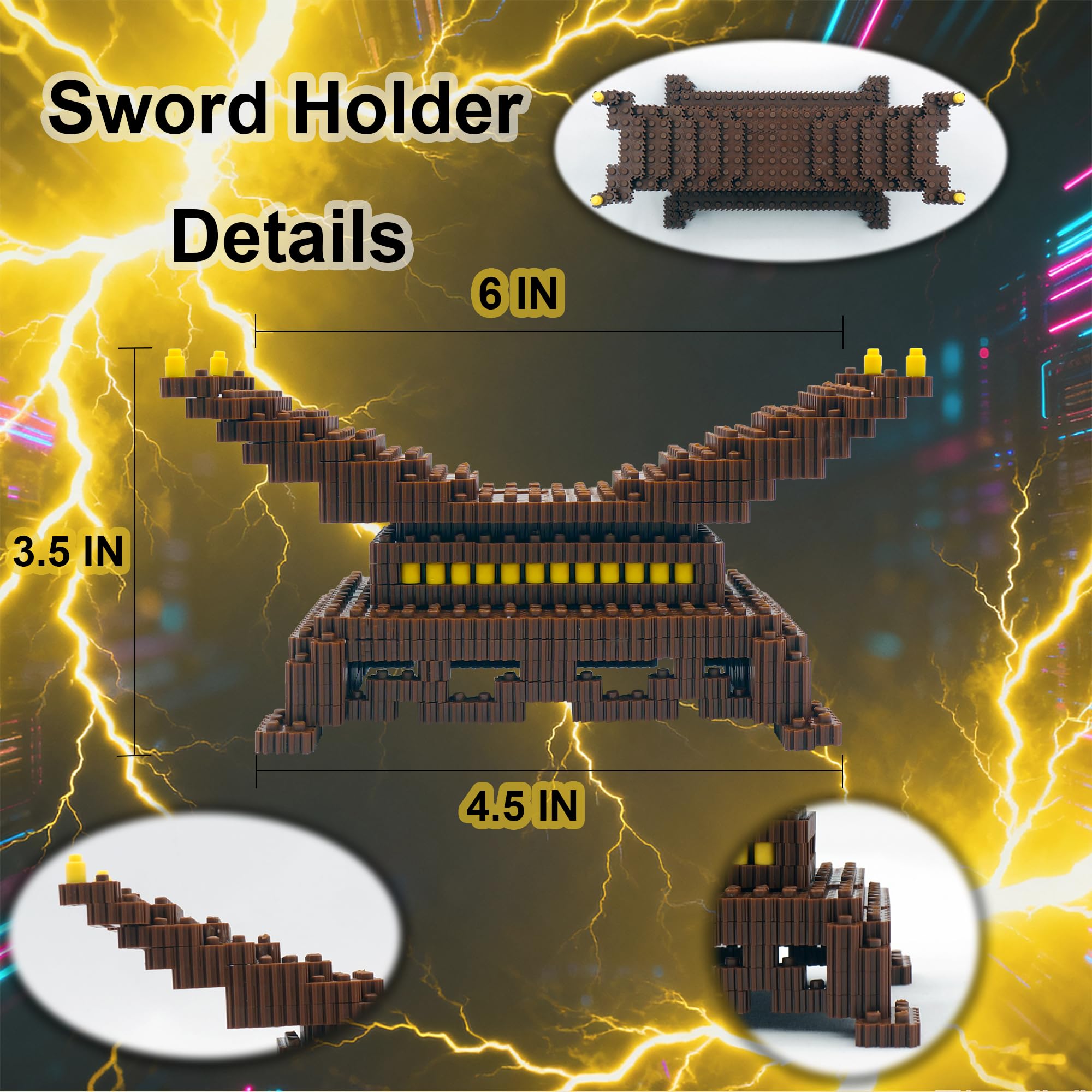 Beego Kill Demon Sword yellow flash blade emphasizes neon cosplay appeal.