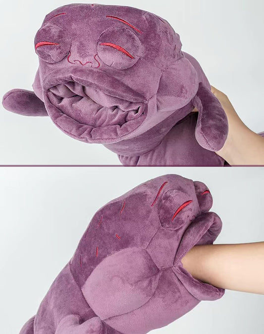 Beego Toji plush cosplay pillow with iconic outfit and weaponry detail