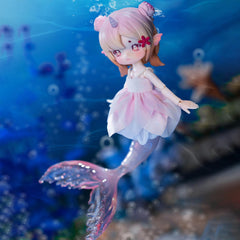 BEEMAI Antu tidal mermaid doll with removable fins for versatile styling.