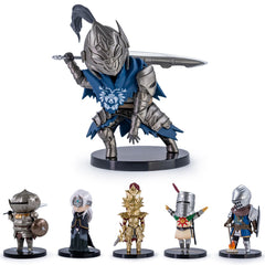 BEEMAI Firelink DkSouls Series 1 front view figure enhances desk decor with bright colors.