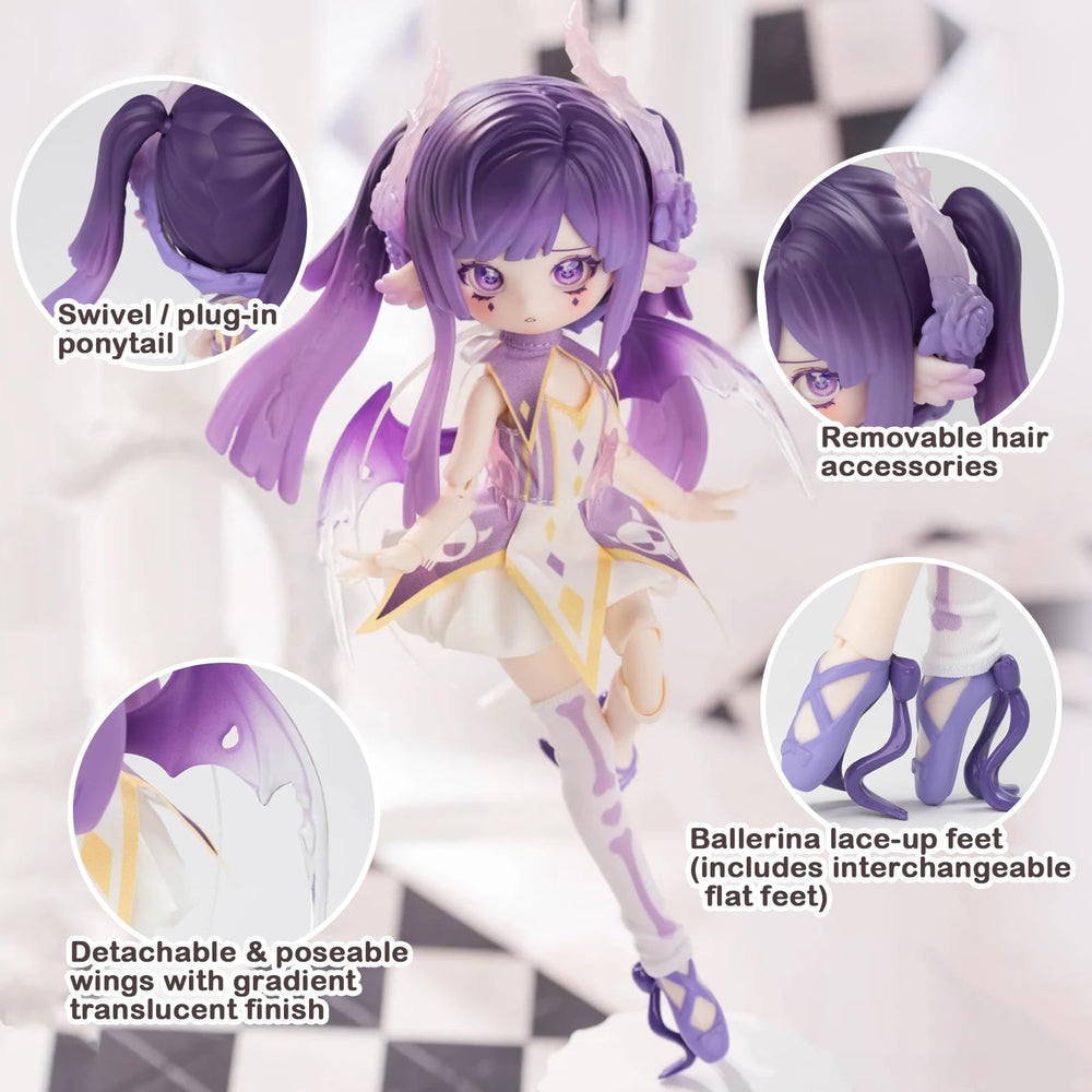 BEEMAI Luluya figure placed on a desk for decor.