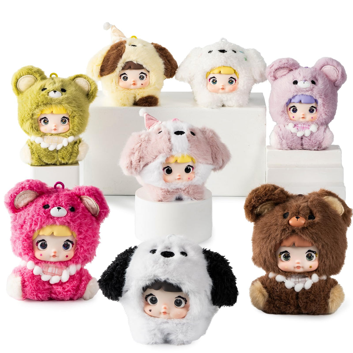 BEEMAI Nommi Baby Series blind box front view for collectors.