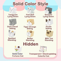 Beemai Square Cat Series random edition preview highlights collectible mini figures.