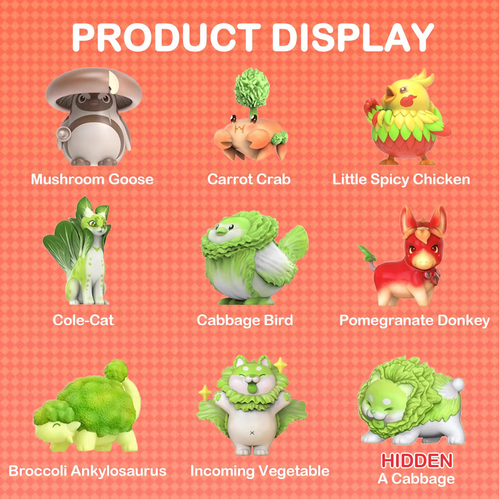 BEEMAI Vegetables Fairy Series 3 regular figure 2, colorful character for shelf display
