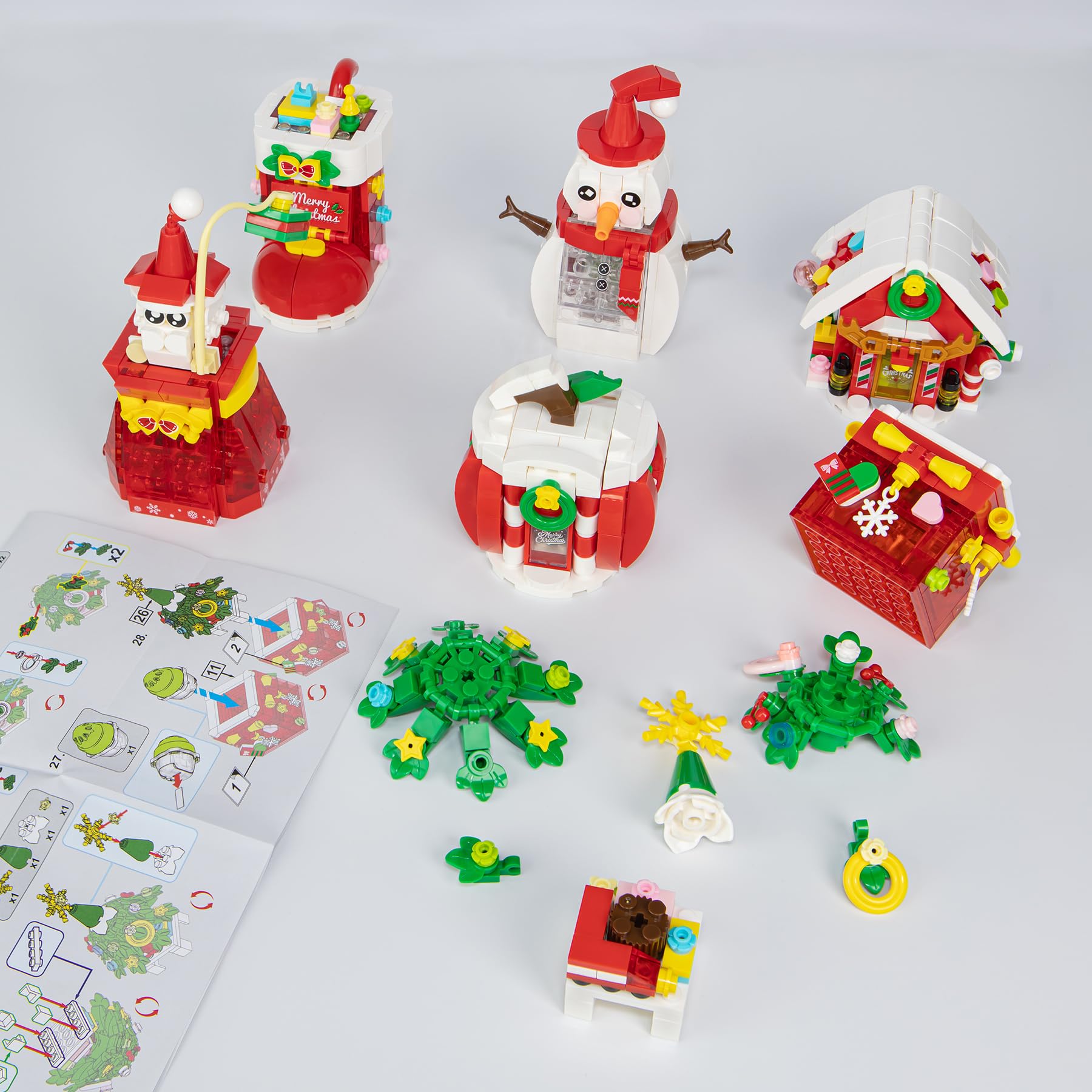 BeepZipp apple house block for charming winter display.