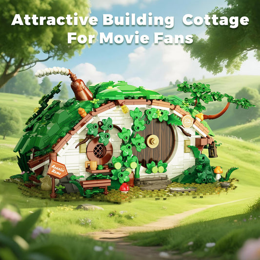 BeepZipp movie theme building set open doors showing interactive feature