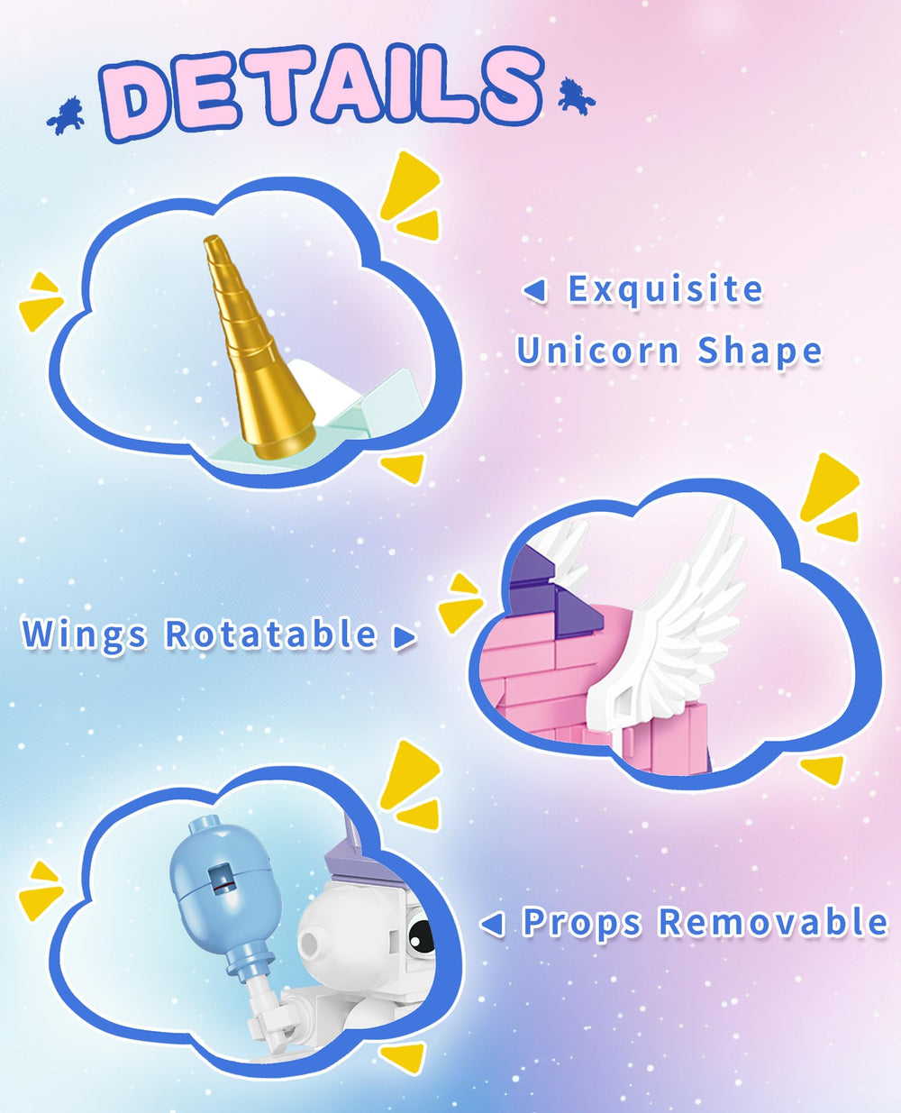 BeepZipp Unicorn Paradise Aurora Whisper figure sparks calm, magical roleplay moments.