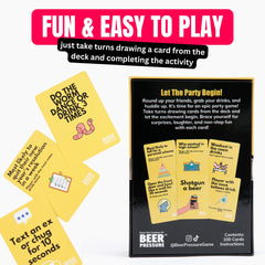 Beer Pressure game night with friends delivers rapid icebreakers.