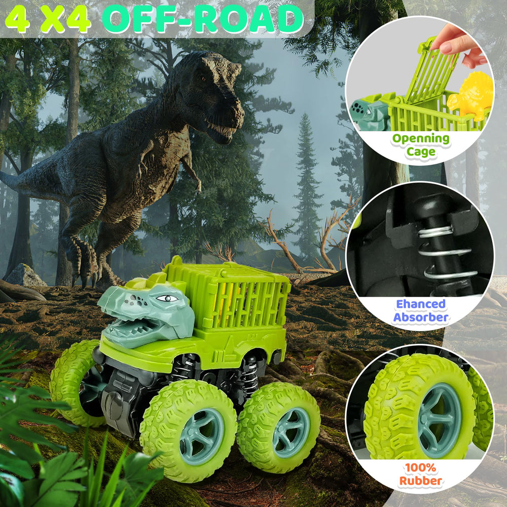 Beestech colorful dinosaur vehicles for kids inspire imaginative play sessions.