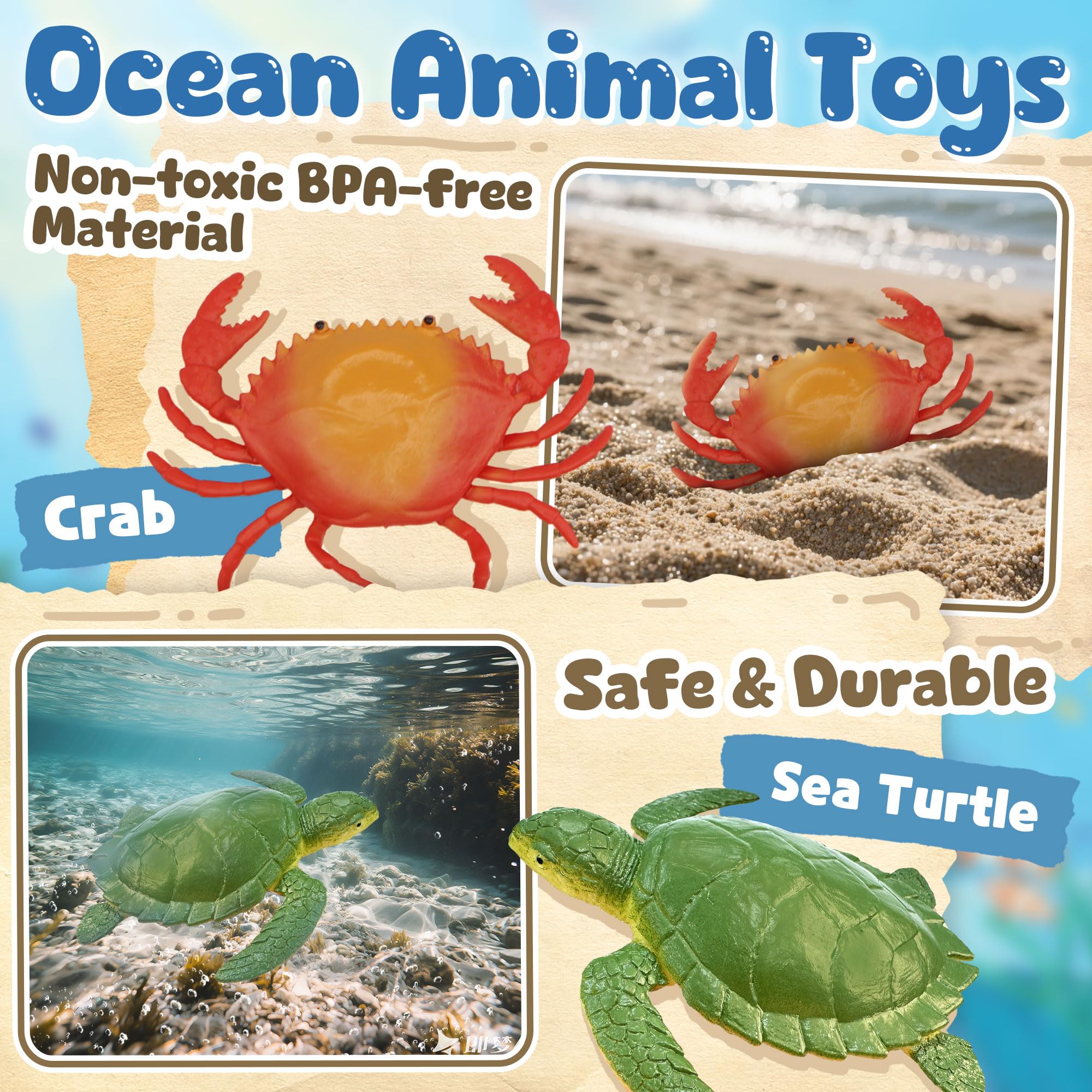 Beetots Ocean seal figure inspires gentle, imaginative adventures near water play.