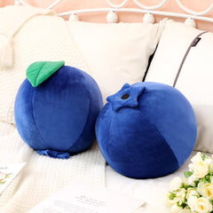 Beeveer blueberry plush pillow gift-ready for friends and family