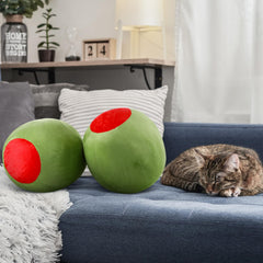 Beeveer olive gift pillow perfect for Christmas presents and celebrations.