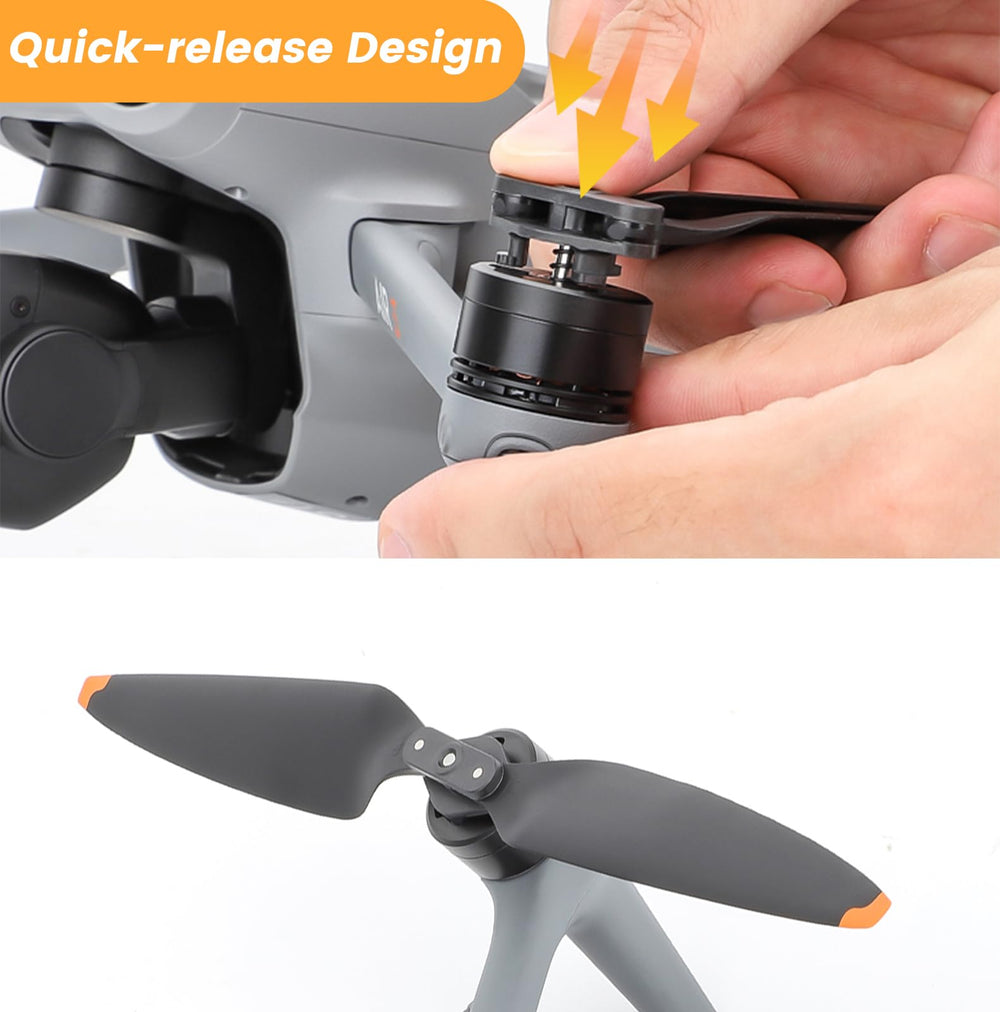 BEHORSE Air 3 propellers low-noise for quieter operation.