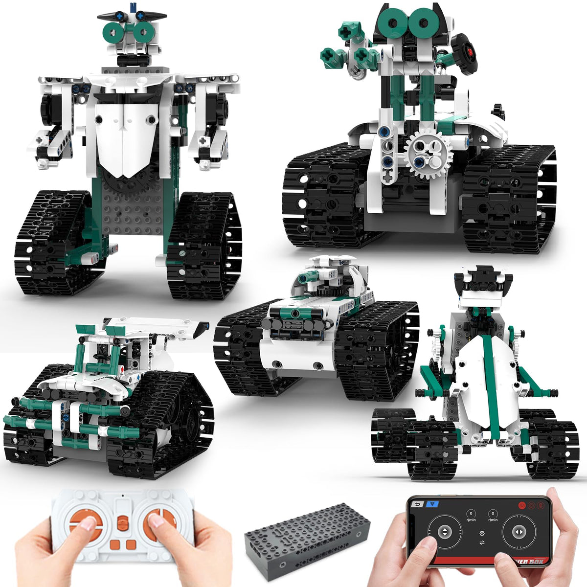 BEHOWL 13-in-1 building set with 550 pieces for creative construction play