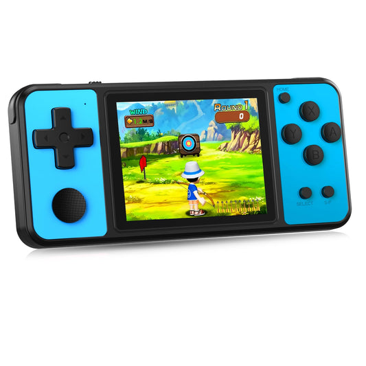 Beico 32-bit kids handheld front view highlighting compact design for small hands.