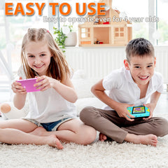 Beico handheld arcade simple, kid-friendly interface supports quick setup and easy use.
