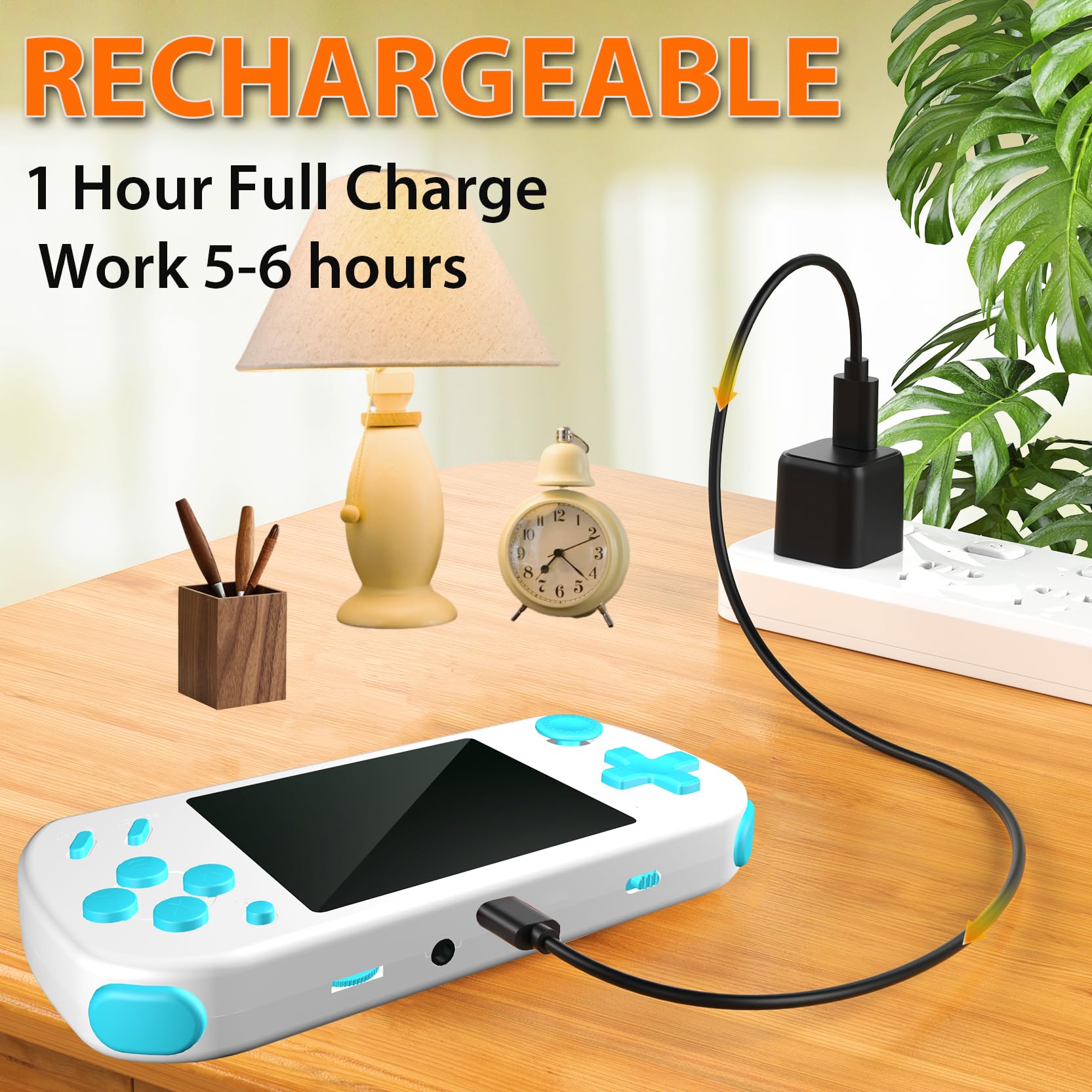 Beico three-inch color screen enables bright retro play on the go