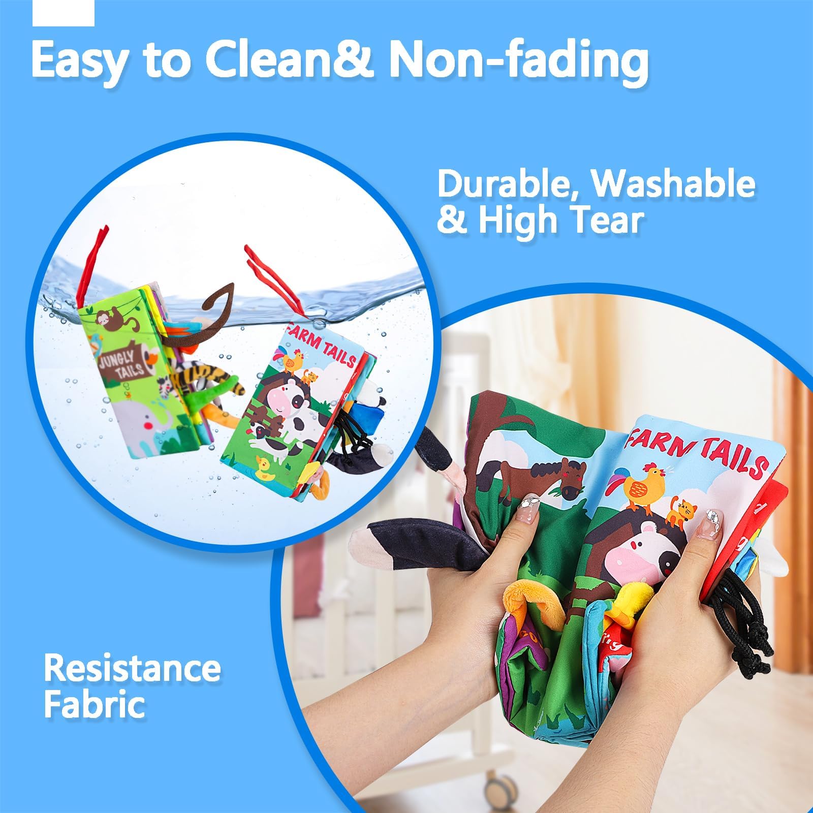 Beiens bright color pages attract attention and support early learning