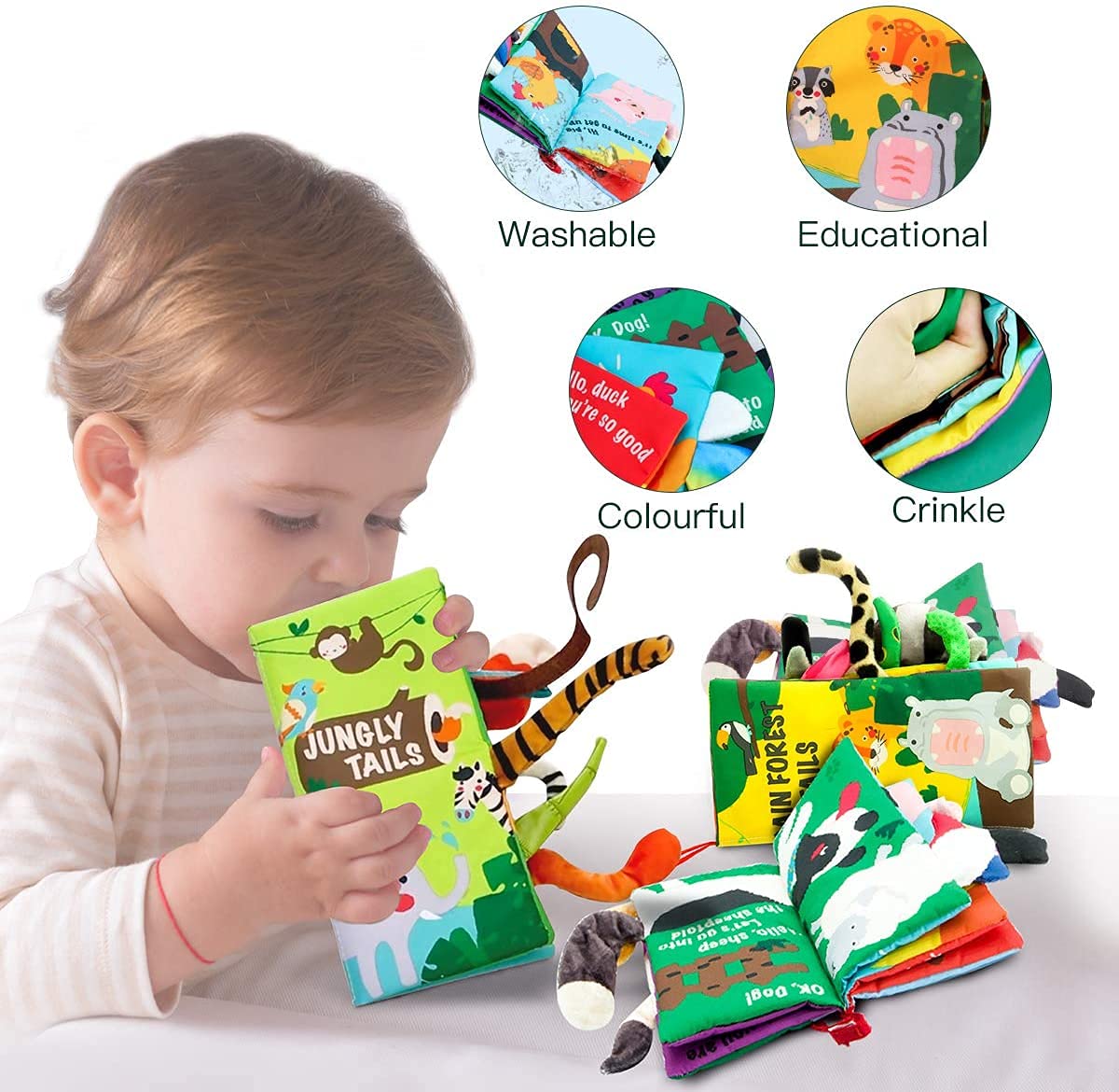 Beiens book includes a squeaker sound to invite interaction and learning