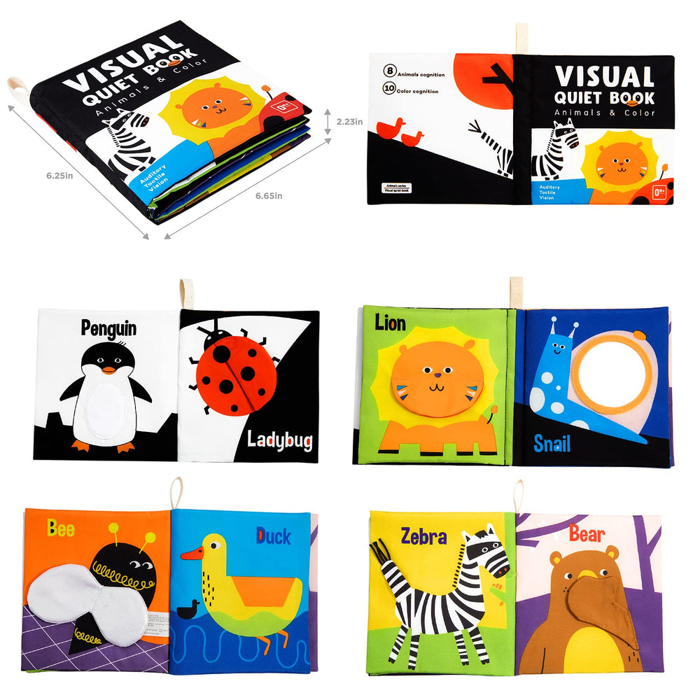 Beiens flip-mouth and paw pages invite curiosity and fine motor exploration.
