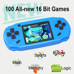 Beijue 16-bit handheld blue side profile highlights slim, travel-friendly design
