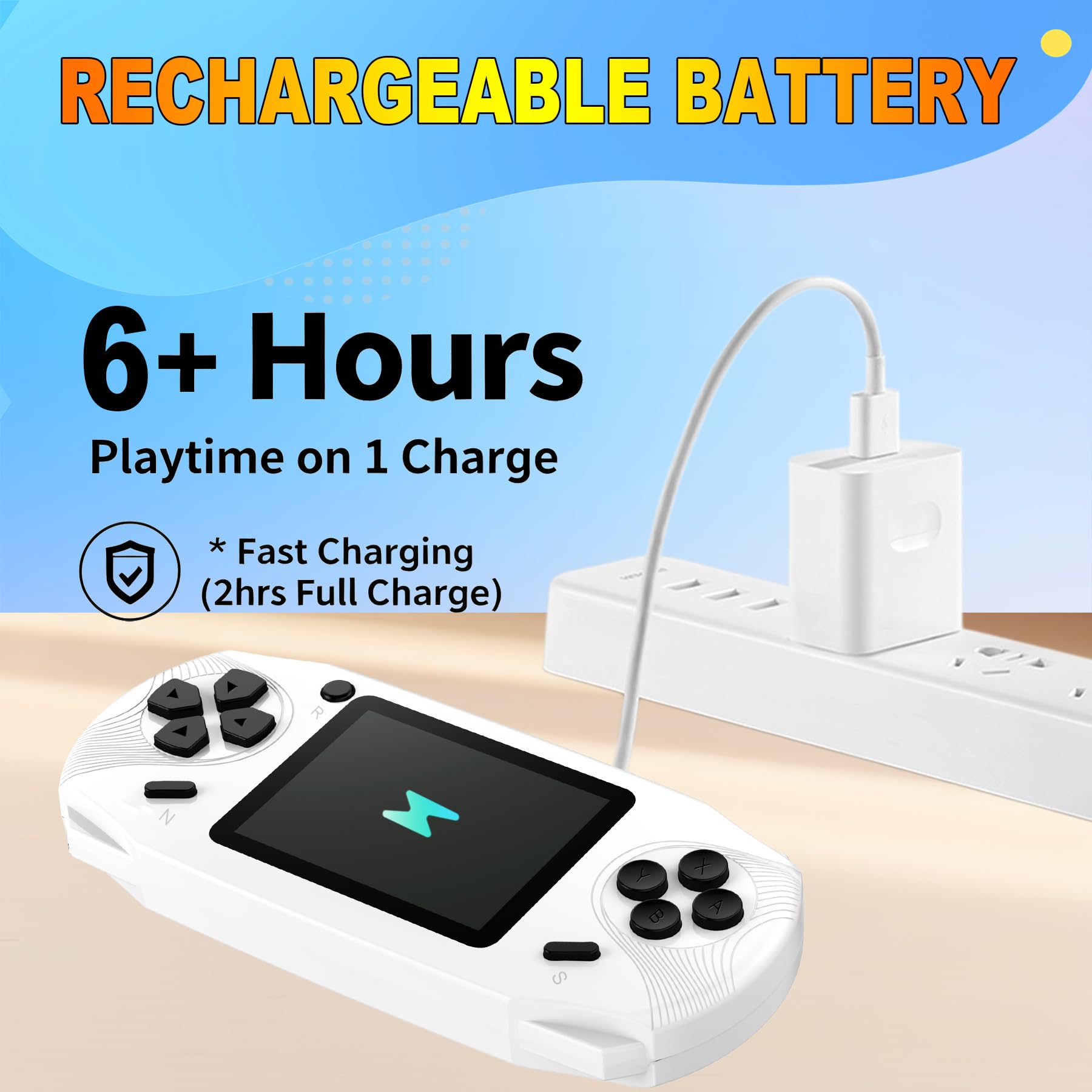 Beijue rechargeable battery indicator emphasizes long-lasting unplugged fun.