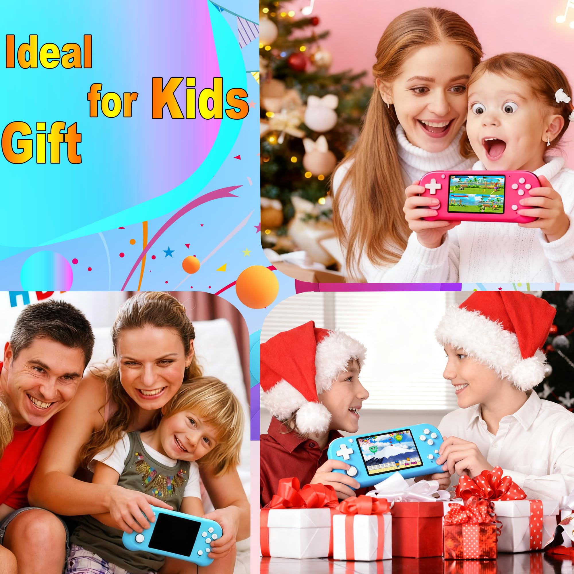Beijue Bay Blue handheld game gift-ready packaging for birthdays.