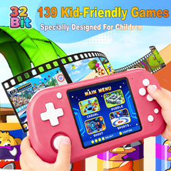 Beijue handheld game 139-games collection showcasing diverse entertainment options