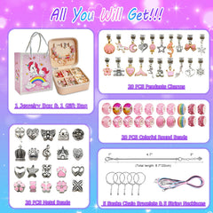BEIKEETOO portable pink jewelry box keeps treasures organized on the go.