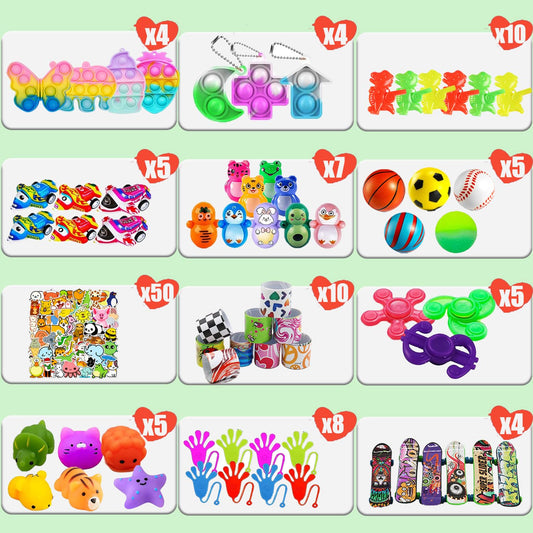 Beilunt slap bracelets add colorful party favor flair.