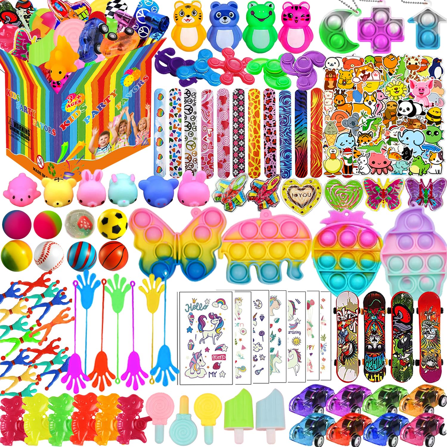 Beilunt animal stickers close-up for classroom rewards and crafts.