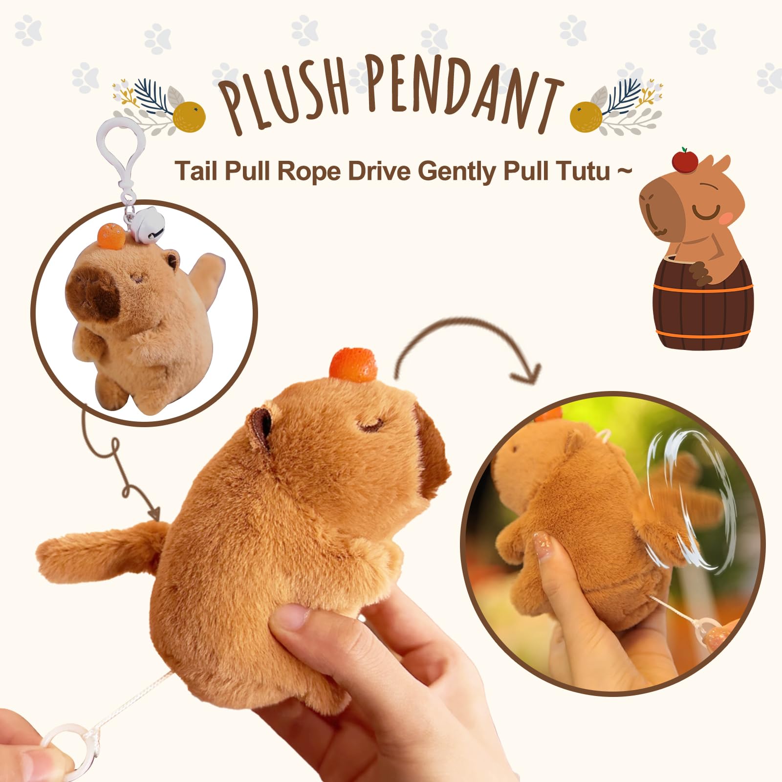 Beimenwai capybara bag is a versatile, cute accessory for kids.
