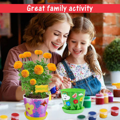 Beinhome Kids Gardening Set instruction booklet guiding simple steps for kids