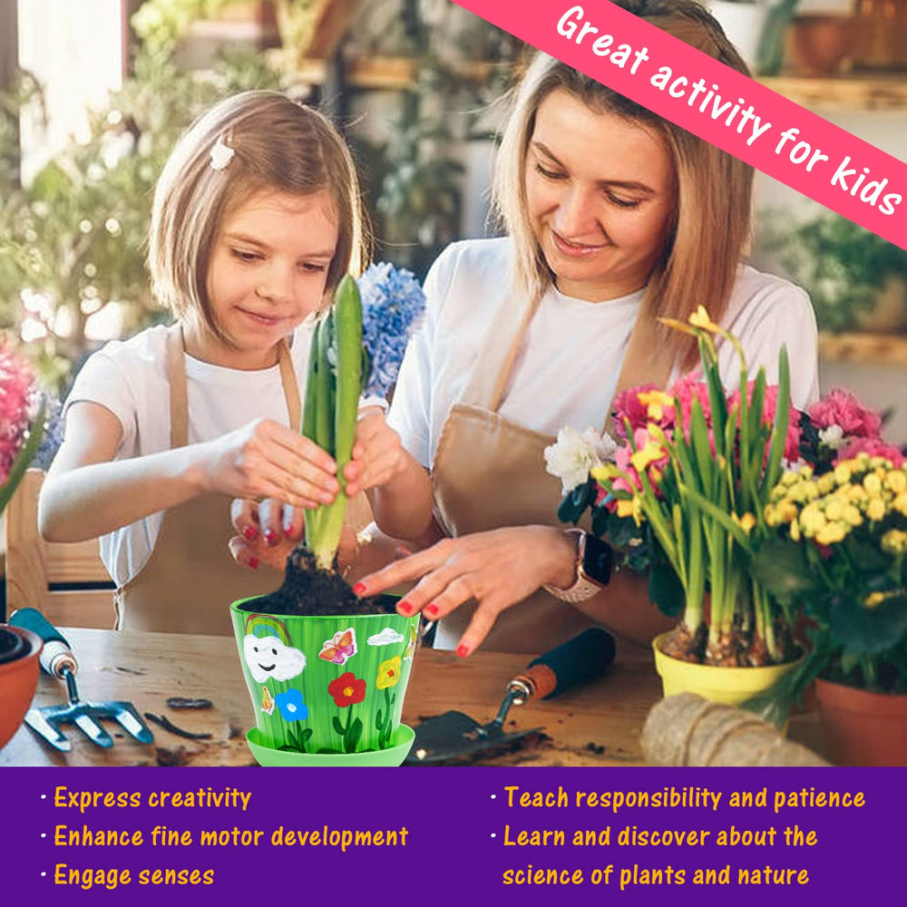 Beinhome Kids Gardening Set paint brushes for smooth coatings and neat designs