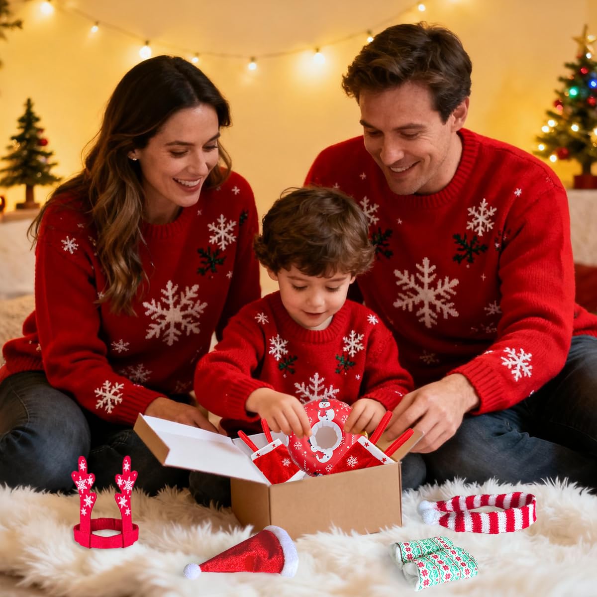 BEIREG mittens pair with outfits for adorable dressing play