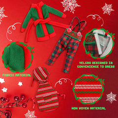 BEIREG apron and skirt set for dolls, ready for holiday stories.