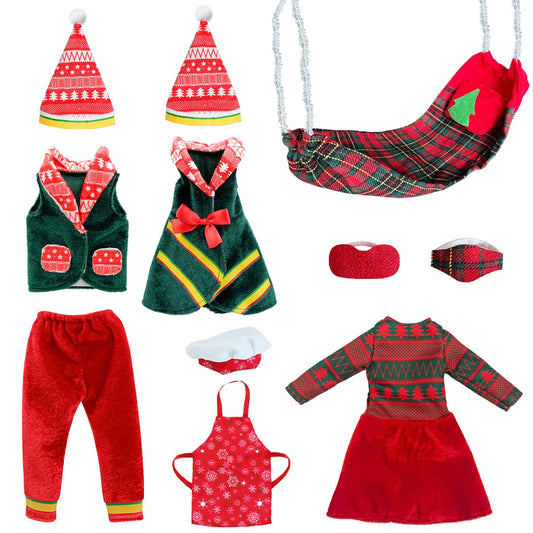 BEIREG Christmas doll kit vest for cozy festive outfits and durable play.