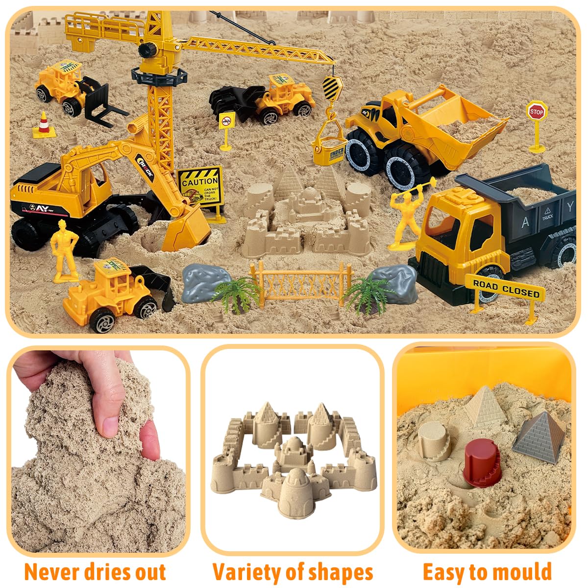 BEIREG foldable roof sandbox for tidy indoor or outdoor play