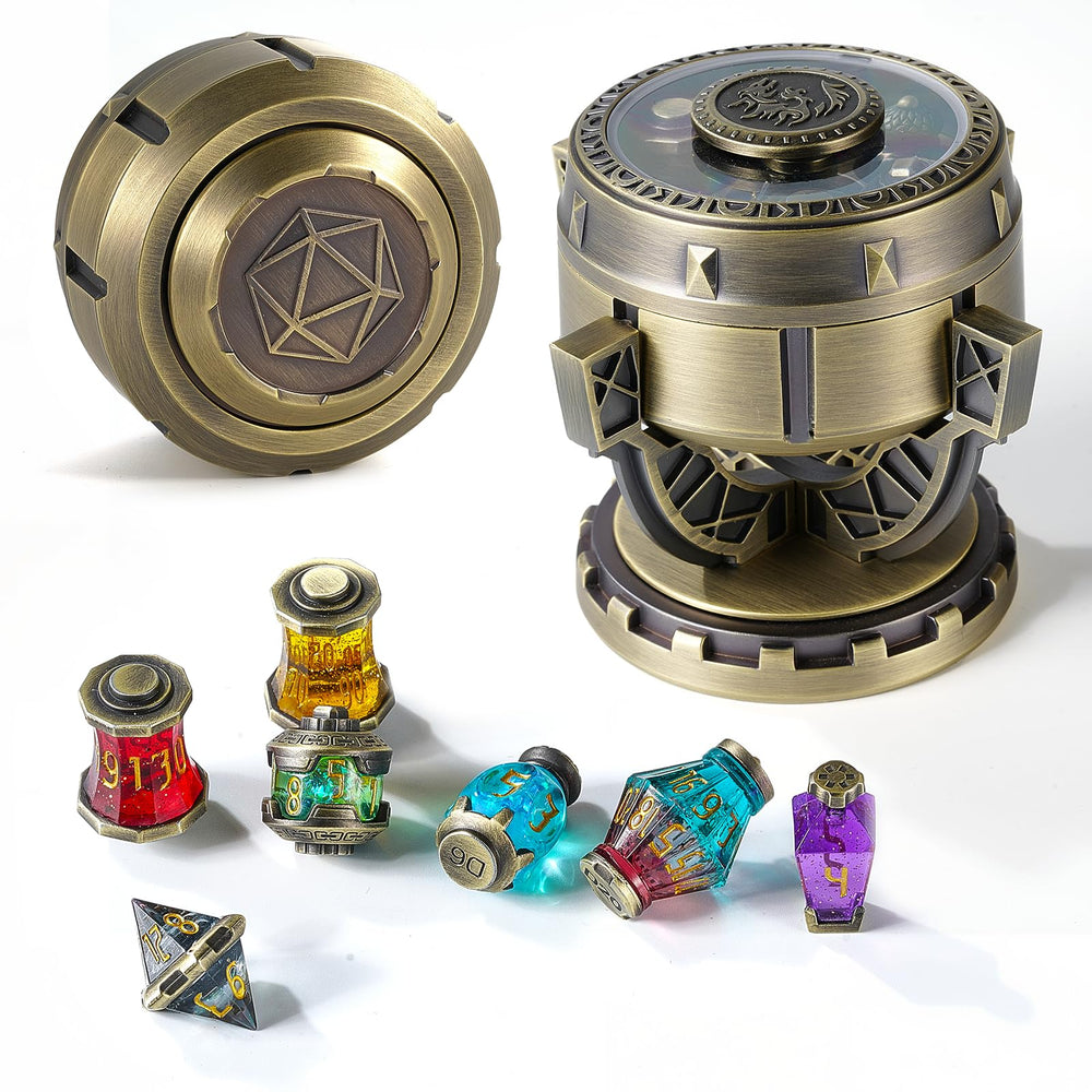 Beisaisi Alchemist’s Elixir bronze dice close-up for immersive gameplay