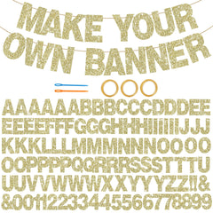 BEISHIDA 116pcs banner letters and numbers kit for customizable party decor.