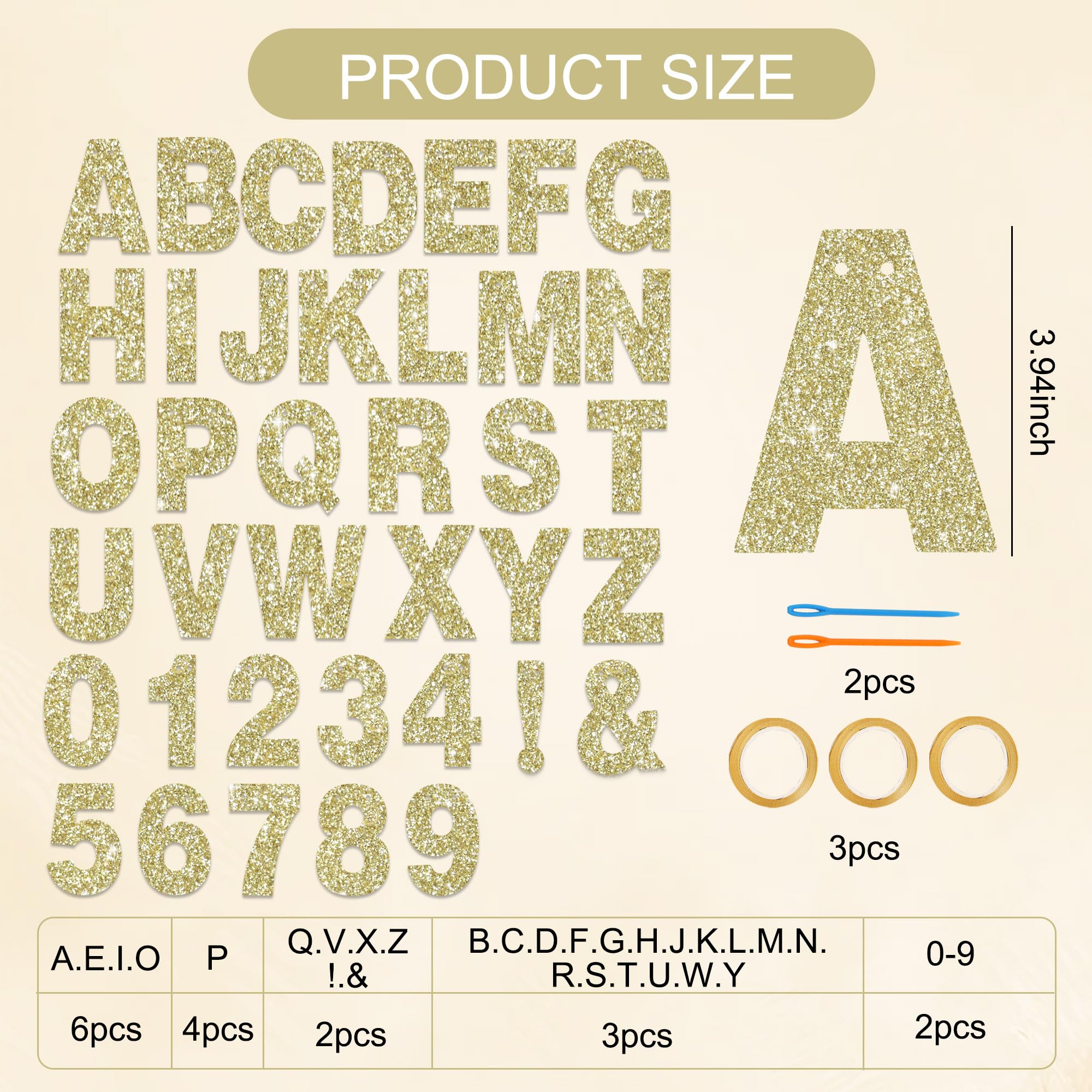 BEISHIDA glitter-paper-letters-display adds sparkling charm to celebrations.