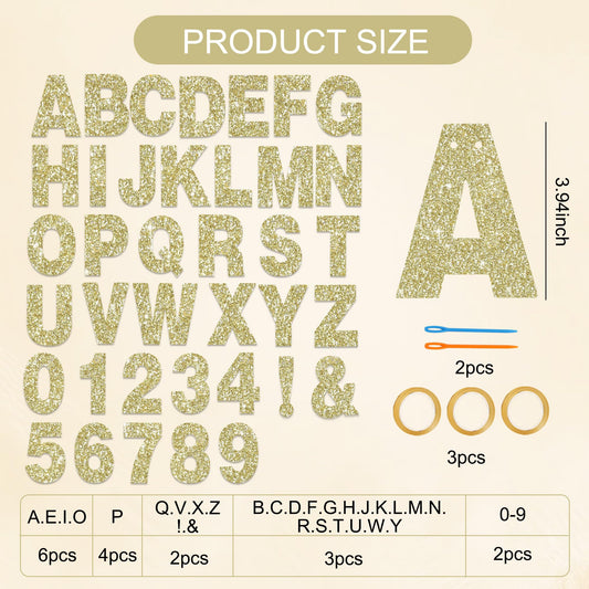 BEISHIDA glitter-paper-letters-display adds sparkling charm to celebrations.