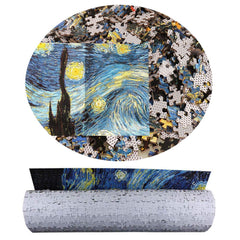 BEIWO Starry Night pieces close-up showing rich color and labeling.