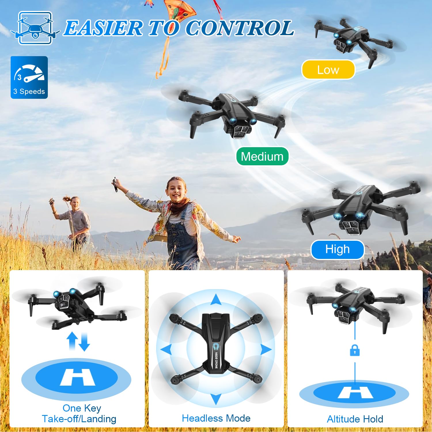 BeiyoQSZ carrying case protects the drone during transport and organizes accessories