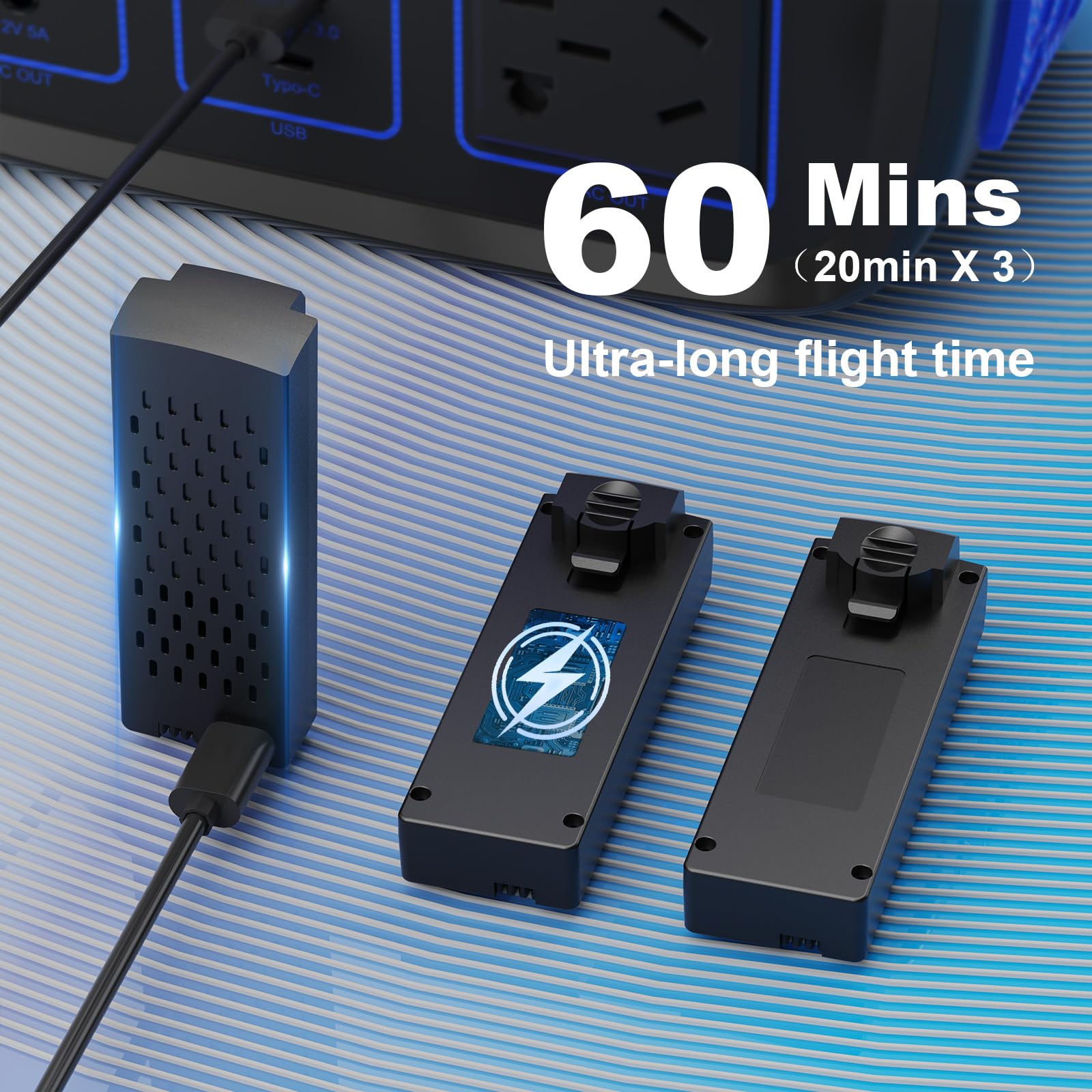 BeiyoQSZ drone in gesture photography mode for hands‑free photos.