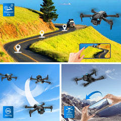 BeiyoQSZ drone with optical flow keeps a stable hover for beginners