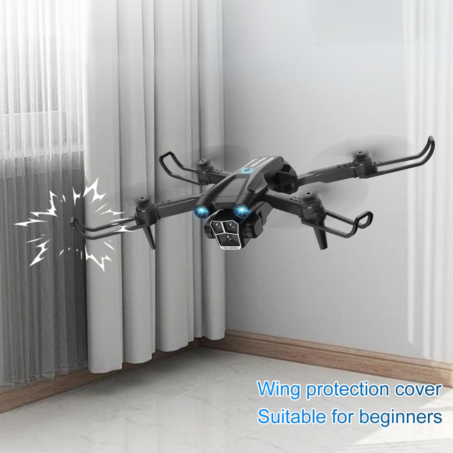 BeiyoQSZ drone supports trajectory flight and orbit around a point for dynamic shots