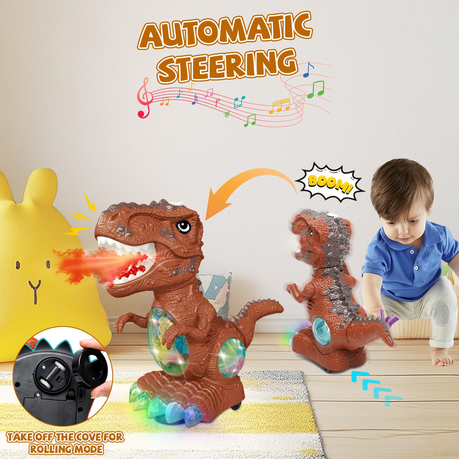 BEKALERZ dinosaur toy gift box makes a ready-to-gift educational present.